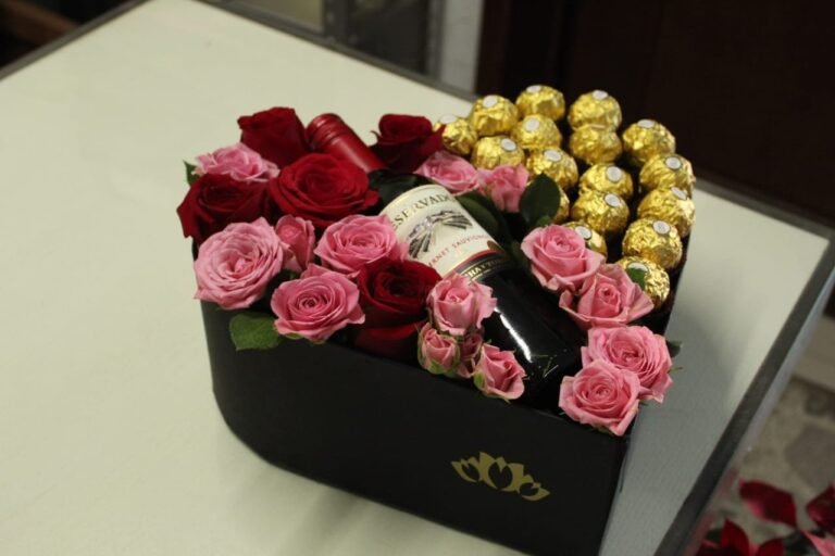 Caja Corazon Baby con botellita reservado
