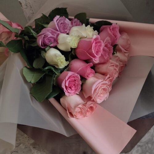 Ramo Abanico chico 21 Rosas