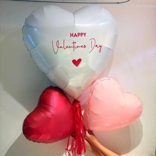 Combo Globos Amor 1 grande y 2 estandar