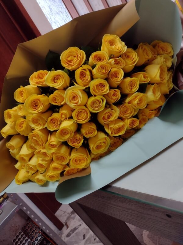 Ramo de 100 rosas Amarillas