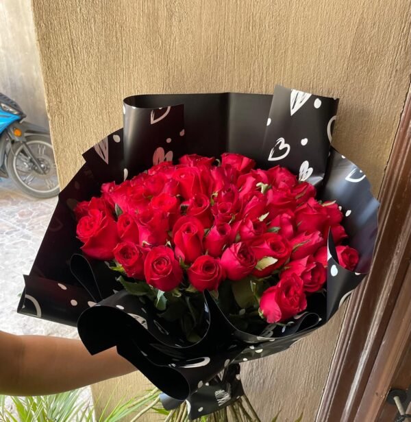 Ramo 50 rosas rojas