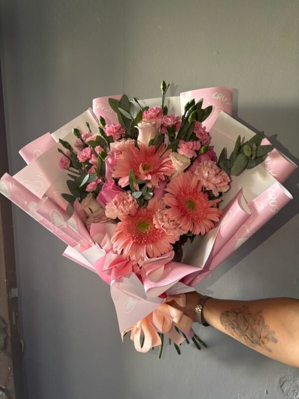 Ramo rosa pastel