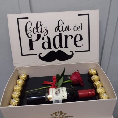 Cofre para Papá (No incluye botella)