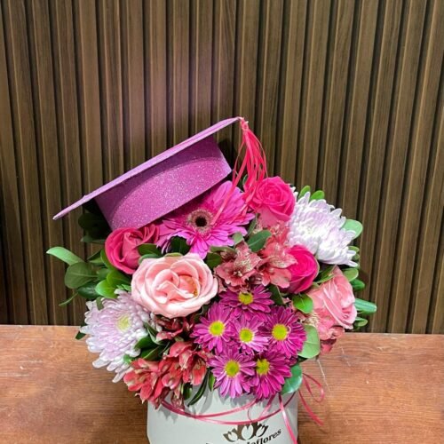 Caja circular ch graduacion girl