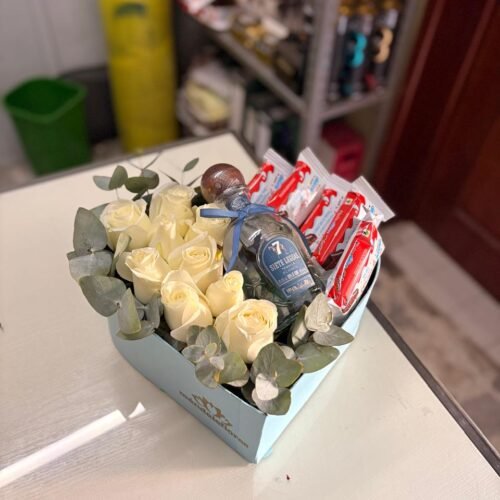 Corazón Delice ch con botella