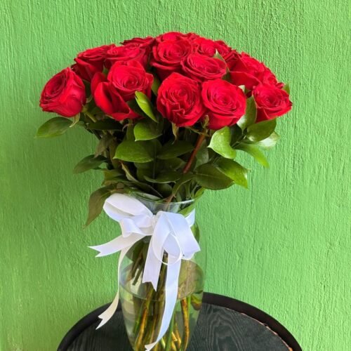 Florero 24 rosas