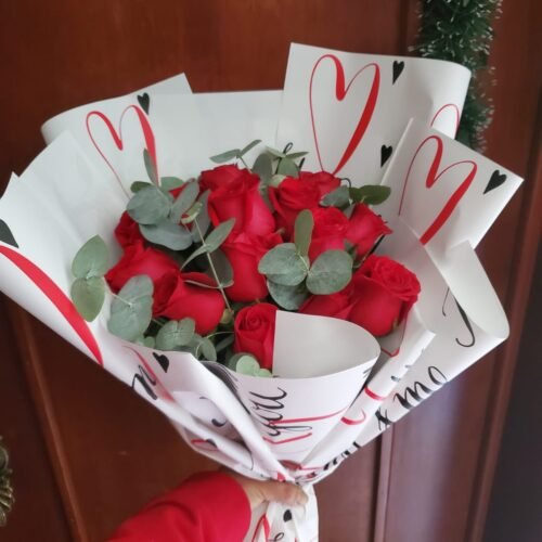 Ramo 15 rosas c/dolar