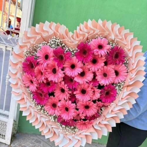 Ramo Suspiros de Gerbera