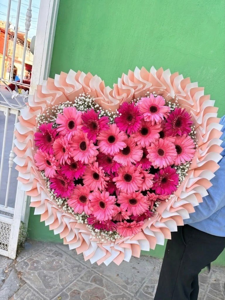 Ramo Suspiros de Gerbera