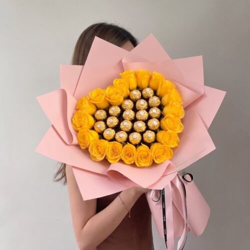 Ramo amarillo de ferreros